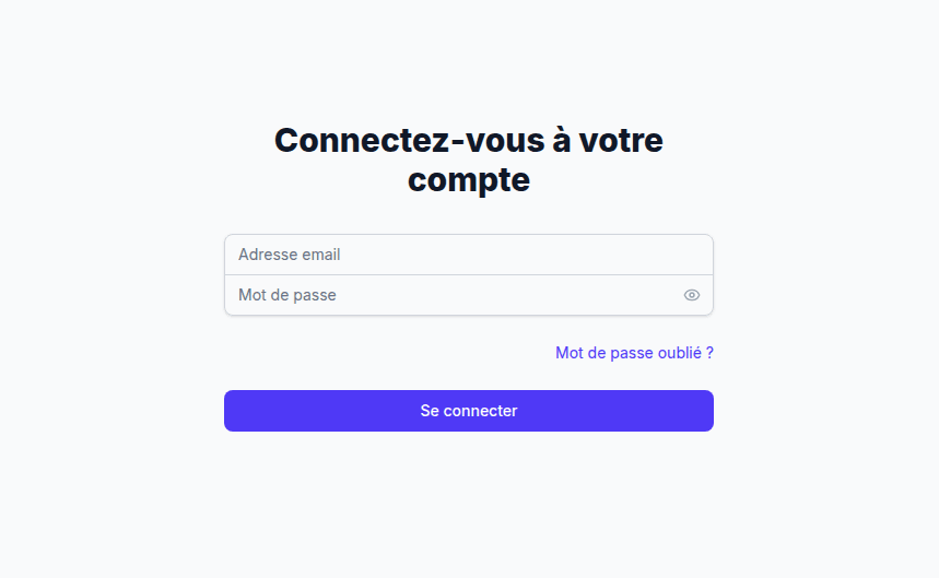Sign-in page